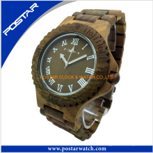 Relojes de banda de reloj de madera de alta calidad de los relojes con el logotipo de encargo